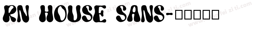 RN House Sans字体转换